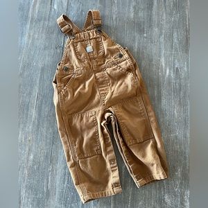CARHARTT INFANT CANVAS BIB OVERALL (18 mths)